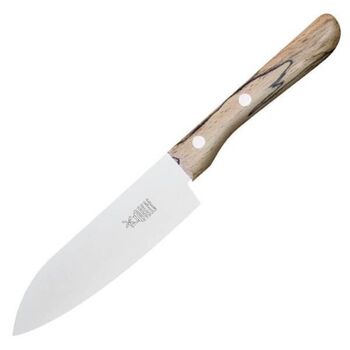 Windmühlenmesser Santoku knife, glazed beechwood handle