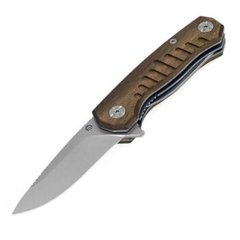 Couteau pliant Maserin Forest Edge 2 pièces noyer