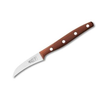 Windmühlenmesser „K0“ Tourniermesser (Vogelschnabelform), 7 cm Klinge, Pflaumenholz