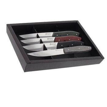Maserin Micarta Steak Knife Set (4-Piece)