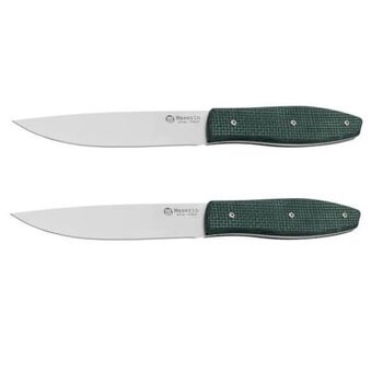 Maserin Black Micarta Steak Knife Set (2-Piece)