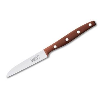 Windmühlenmesser Officemesser „K1“, Pflaumenholzgriff, abfallende Spitze, Edelstahl