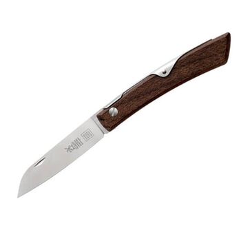 Windmühlenmesser Ibex 80S folding knife, stainless steel and beechwood handle.