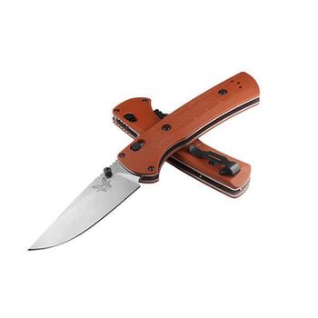 Benchmade Mini SlipRidge Rust Orange Folding Knife