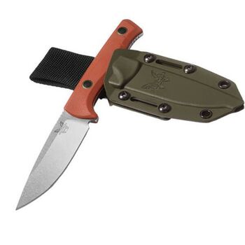 Benchmade SlipRidge Fixed Knife – Rust Orange