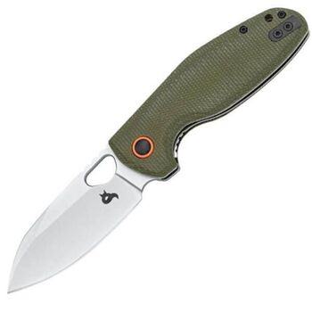 Couteau de poche Black Fox Puffy micarta vert