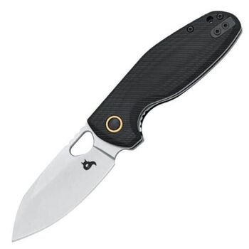 Schwarzes Taschenmesser Black Fox Puffy G10