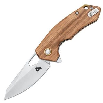 Black Fox "The Corner" Zebrano Pocket Knife