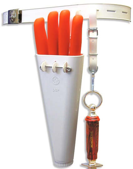 Knife Scabbard For 4 Knives Included Belt Ans Steel Strap Knife Scabbard For 4 Knives Included Belt Ans Steel Strap