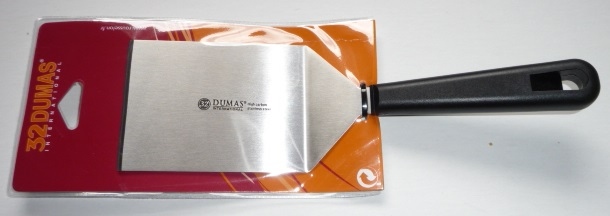 Wide angled rigid spatula 6"x3" 1/4