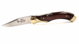 couteau de chasse pliant Laguiole Muela mitres laiton GL-10R