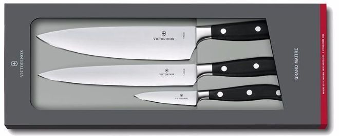 Set of 3 forged kitchen knives Victorinox