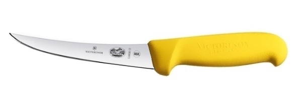 Ausbeinmesser Victorinox, geschweifte Klinge 12 cm gelber Griff