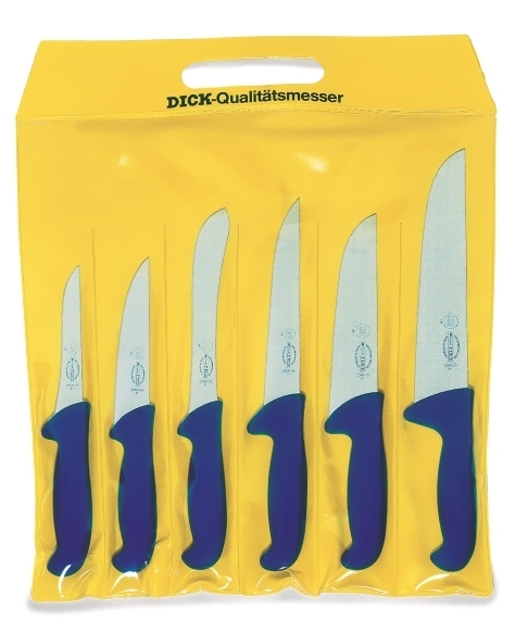 set of 6 Dick Ergogrip butcher's knives