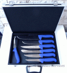Fleischer Magnetkoffer mit 7 Dick Ergogrip Messer