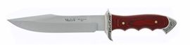 couteau bowie Muela Venecia stamina rouge mitre inox