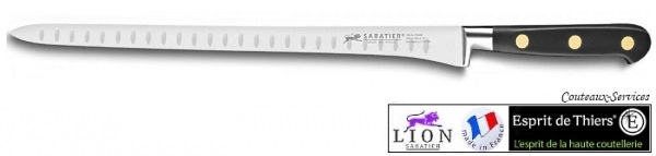 Lachsmesser Wellen Schliff 30 cm Lion Sabatier Ideal forge