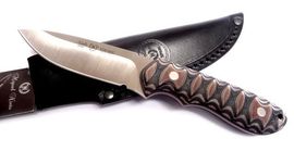 Hunting knife Nieto Viking brown katex handle