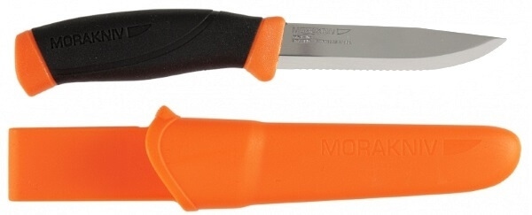 Couteau Mora Companion F cranté orange