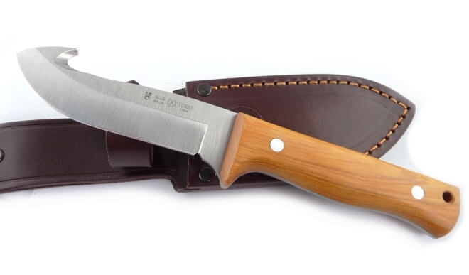 Gürtelmesser Nieto Toro, holzgriff