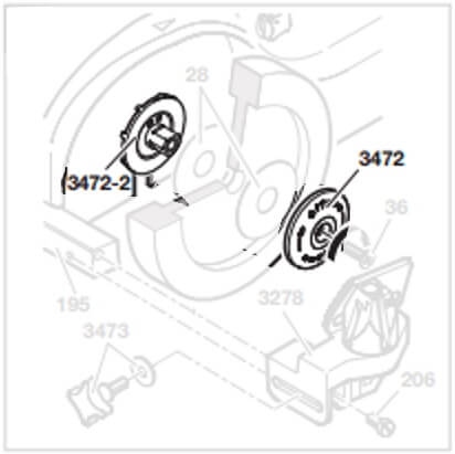 Zentrierflansch für Schleifmaschine DICK SM-110/111 (Paar)