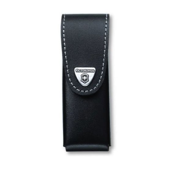 Etui Victorinox pour couteau suisse en cuir noir avec clip pivotant 4.0523.31