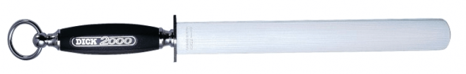 Dick 2000 Flat sharpening steel,  Super Fine Cut, 11"
