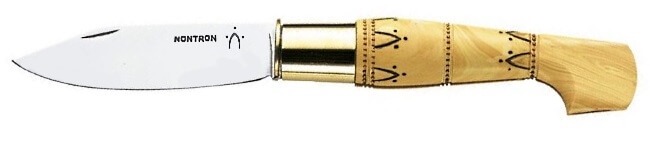 Nontron knife nr 50 clog handle boxwood