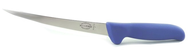 Filetiermesser 18 cm Dick Mastergrip blau