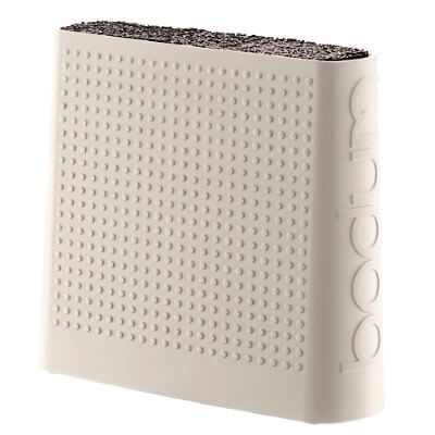 Empty knife block Bodum white