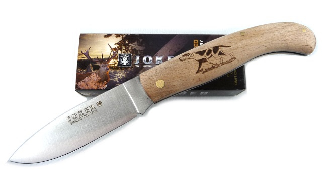 Joker folding knife beech wood handle NH78-4