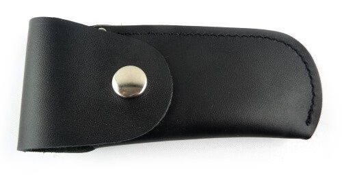 Lederetui für Taschenmesser 13 cm,schwarz