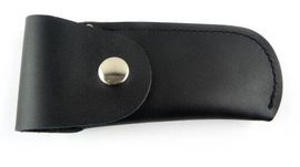 Lederetui für Taschenmesser 13 cm,schwarz