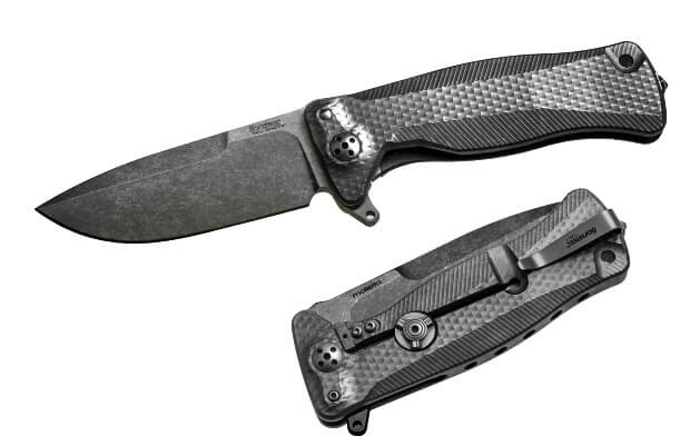 Lionsteel folding knife Titanium Black SR11.BB