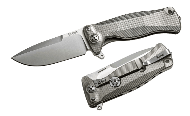 Couteau pliant Lionsteel Titanium gris SR11.G