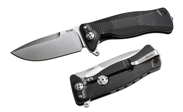 Lionsteel folding knife Aluminium black SR11A.BS