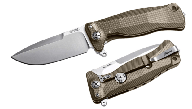 Couteau pliant Lionsteel Titanium Bronze SR11.B