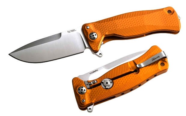 Lionsteel folding knife Aluminium Orange SR11A.OS