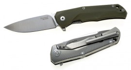 Lionsteel folding knife G10 Green TRE.GGR