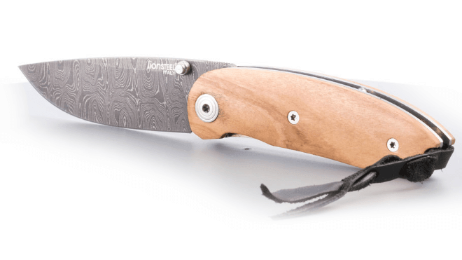 Lionsteel Mini Couteau pliant damassé 8210D.UL