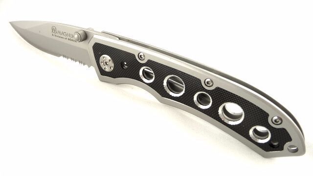 One hand opener Silver Drill Magnum  Boker Magnum