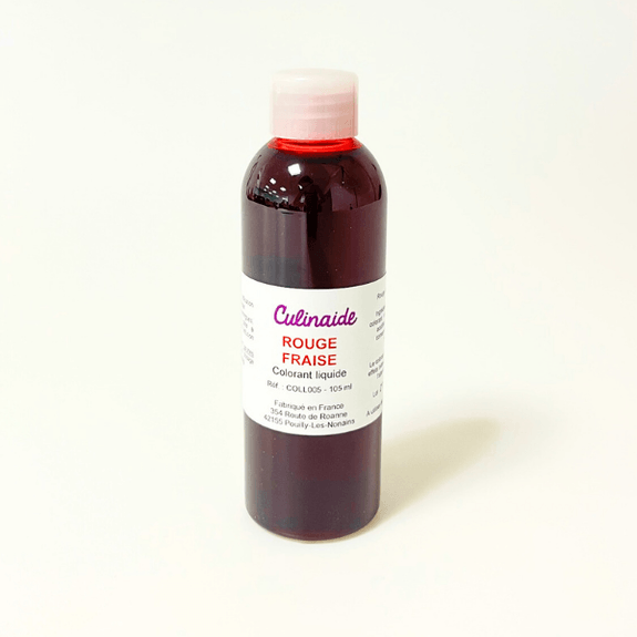 Colorant alimentaire rouge fraise
