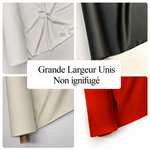 Tissus Unis Grande Largeur