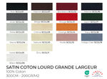 Satin Coton Lourd Grande largeur (300 cm)