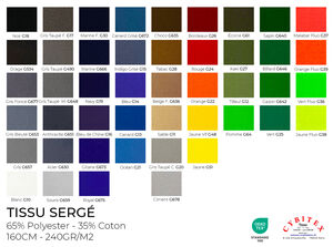 Tissu Sergé