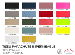 Tissu Parachute Imperméable en Gros