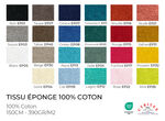Tissu Éponge 100% Coton