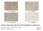 Tissu Voilage Bouclettes Grande Largeur (310 cm)