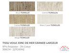 Tissu Voilage Jonc de Mer Grande Largeur (300 cm)