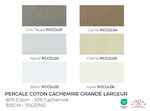 Percale Coton Cachemire Grande largeur (305 cm)